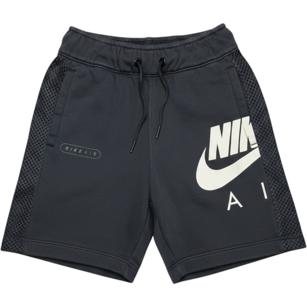 Nike Air Boys Youth French Terry Shorts Black DM8086-010 Size S